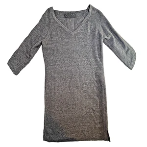 Vestido Suéter Cashmere Quinn Gris Talla M Negocios Informal Cómodo - Imagen 1 de 15