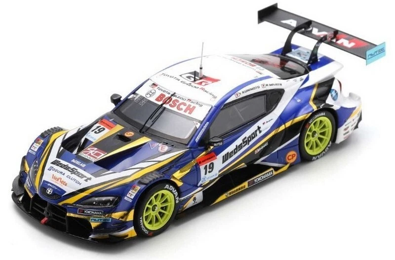Toyota GR Supra Advan SuperGT500 2020 Kunimoto-Miyata 1:43 SPARK SGT110 - Immagine 1 di 1