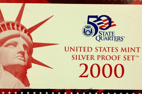 2000-S US Silver Proof Mint Set 10 Coins 20uhtt0925 Cover