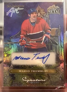 MARIO TREMBLAY 2025 Leaf Metal 1/1 Auto Classic Art Signature Series #BA-MT1 - Picture 1 of 2