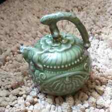 Chinese Northern Song Yaozhou Celadon Reverse Flow Small Teapot Tiger Spout