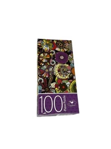 Cardinal Flower Doodles 100 Pieces Jigsaw Puzzle - Picture 1 of 3