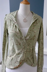 Blutsgeschwister Sweatjacke Shirt Wickeljacke Jacke grün mint braun 38 M NP 70€ - Bild 1 von 24
