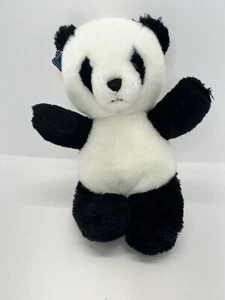 Vintage 1985 Applause Poppi Panda Bear Teddy Stuffed Animal Plush Toy 8" 4142 - Picture 1 of 10