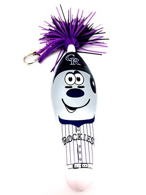 Colorado Rockies Pens Kooky Klicker Belt Clip MLB Baseball Head Ball Point Chain - Image 1 of 3