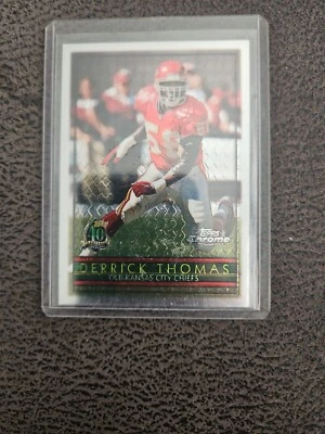 Topps 1996 cromo - refractor #69 Derrick Thomas Foto 1 de 2