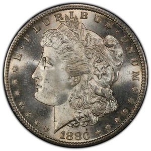 1880-S Morgan Dollar PCGS MS65 ——— SILKY SMOOTH ORIGINAL LUSTROUS BEAUTY - Picture 1 of 2
