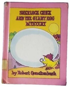 SHERLOCK CHICK AND THE GIANT EGG MYSTERY by Robert Quackenbush 1989 Vintage HC - Imagen 1 de 7