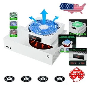 Efficient Xbox Series S Cooling Fan with Auto Speed Adjustment & Easy Install - Picture 1 of 8