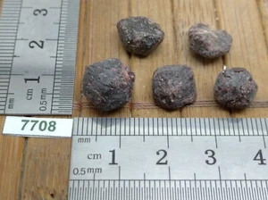 LOT GRENAT ROUGE brut pierre mineraux lithotherapie collection esoterisme reiki - Imagen 1 de 2