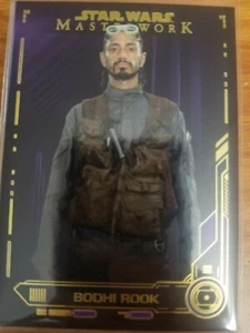 Star Wars Topps 2019 Masterwork #84 Bodhi Rook púrpura #d 49/50 n.o como nuevo - como nuevo - Imagen 1 de 1