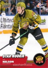 2021-22 Upper Deck CHL Exclusives #358 Ty Nelson 032/100 Seattle Kraken
