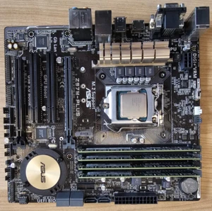 ASUS Z97M-Plus Gaming Computer Mainboard Büro Office - Afbeelding 1 van 3