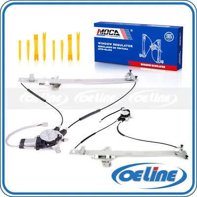 2x Left Right Front Power Window Regulator w/ Motor for Ford E-150 E-250 E-350 - Изображение 1 из 4