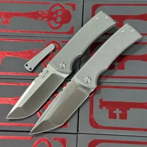 8'' New Fast Opening M390 Blade TC4 titanium Handle Tactics Folding Knife VTF107 - Picture 1 of 11