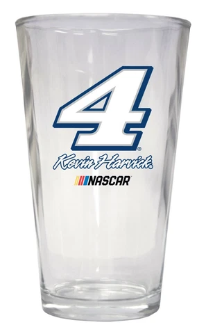 NASCAR Driver Pint Glasses-Kevin Harvick #4 16oz Beer Glasses-Set of 2 Cover