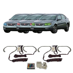 RGB Multi Color IR Headlight Halo kit for Saturn Ion 03-07 - Bild 1 von 6