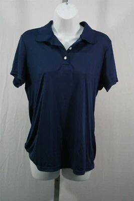 919X07 Hanes 480W Women's Cool DRI Performance Sportshirt MD Navy - Image 1 of 2
