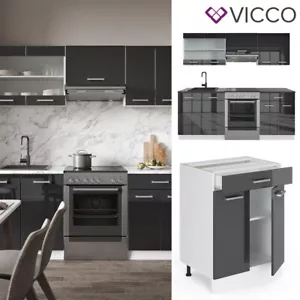 CUISINE 200 CM, CUISINE INTÉGRÉE, BLOC CUISINE VICCO R-LINE - Bild 1 von 7