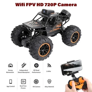 Wifi FPV HD 720P Camera RC Car 2.4G 1:18 4WD Off Road High Speed Remote Control - Picture 1 of 16