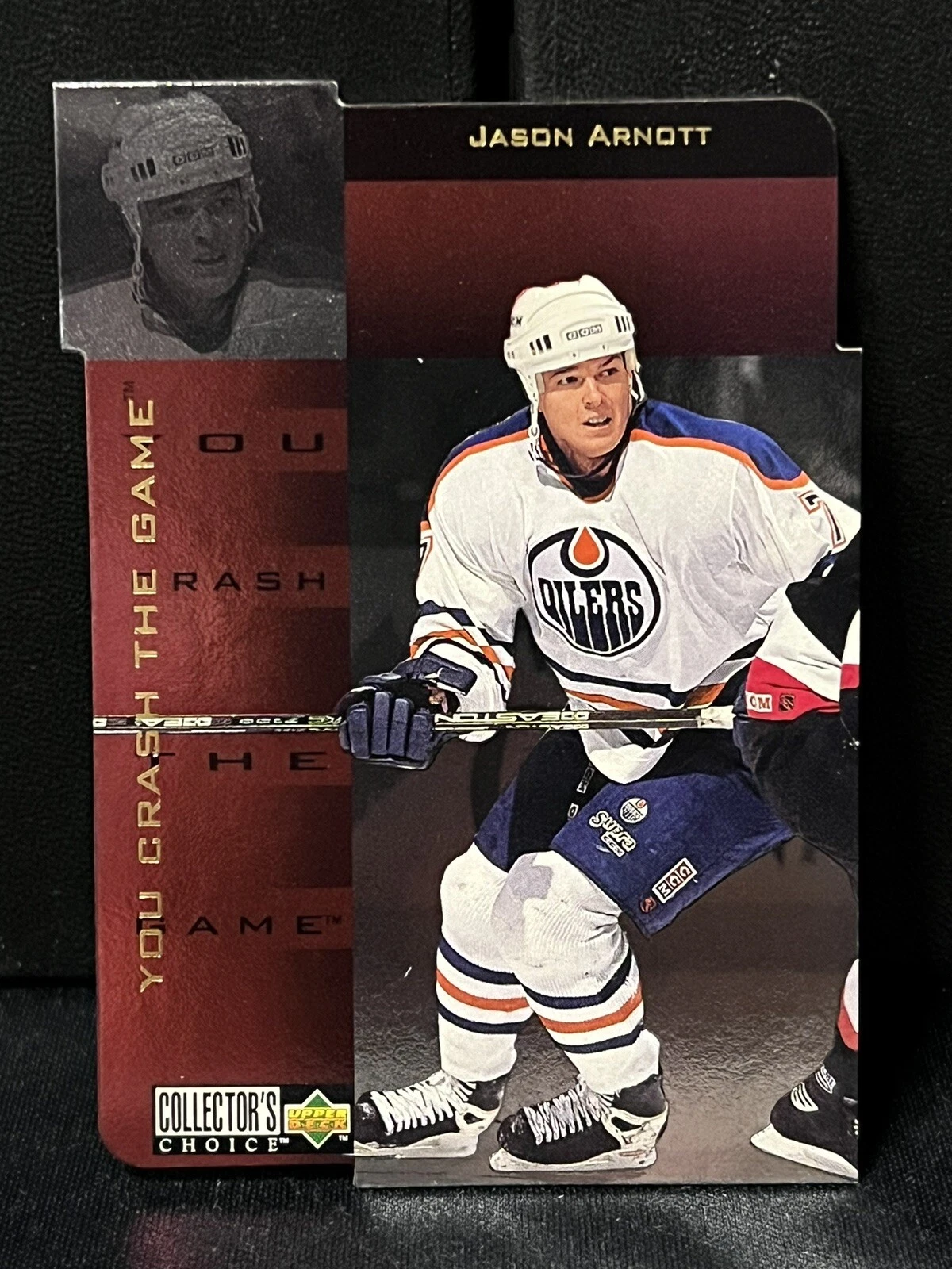 1996-97 Upper Deck Collector’s Choice Crash The Game Gold Prize Jason Arnott