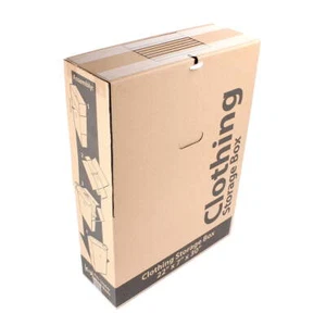 Clothing Storage Box Recycled Moving Storage Packing Rectangle Box 6 Count - Picture 1 of 3