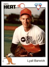 1990 Futera Perth Heat Lyall Barwick Perth Heat #NNO