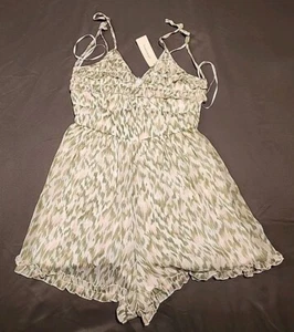 Mi Ami One Piece Outfit With Spaghetti Straps And Ruffles Women's/Juniors Size S - Picture 1 of 10