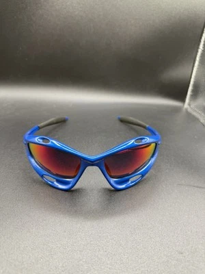 Jaqueta de corrida Oakley geração 2 novas lentes de irídio vermelho positivo azul  - Imagem 1 de 4