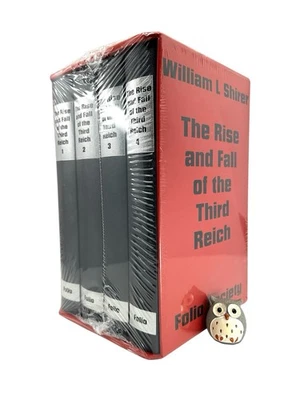 FOLIO SOCIETY The Rise and Fall of the Third Reich Shirer 4V WWII Nazis SEALED - Image 1 of 4