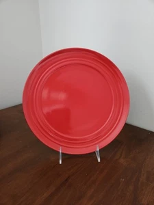Rachael Ray Double Ridge Chili Pepper Red Dinner Plates 11" - EUC - Picture 1 of 7