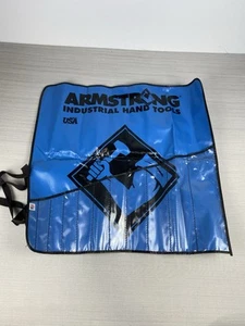 Armstrong 29-458 Vinyl Roll 10 Pockets Wrench Tool Roll Holder (No Tools) USA - Picture 1 of 11