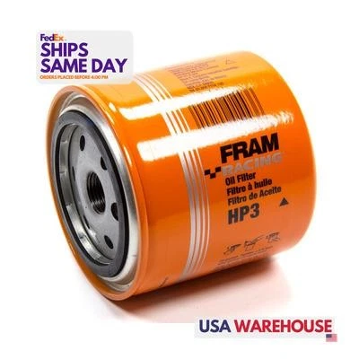 Fram HP3-02, One Orange Steel Performance Oil Filter Performance Racing Parts - Image 1 of 4