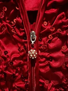 MSK NWT Red Jacket Cinched Cocktail size L - Picture 1 of 6