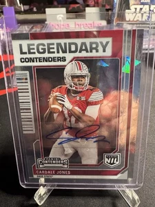 CARDALE JONES AUTO /25 2025 CONTENDERS LEGENDARY CRACKED ICE NIL OHIO ST - Picture 1 of 2