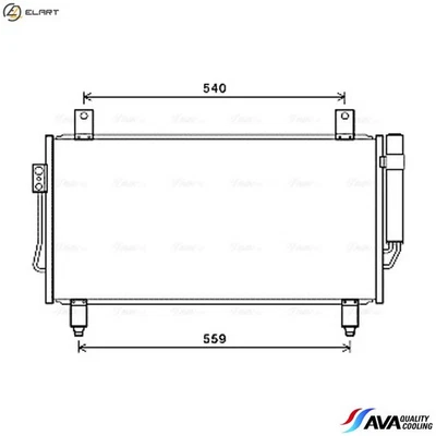 CONDENSER AIR CONDITIONING MT5252D FOR MITSUBISHI OUTLANDER/III/SUV 2.4L 4cyl - Image 1 of 4