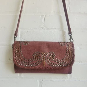 Bolso Bandolera Idyllwind de Miranda Lambert Tachonado Cuero Malva - Imagen 1 de 9