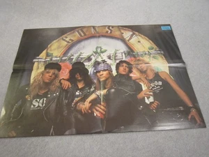 Kerrang music magazine posters x 2 ,double sided ,iron Maiden ,guns and roses - Imagen 1 de 4