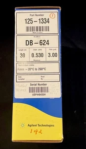 Nueva columna GC Agilent J&W DB-624 30 m, 0,53 mm, 3,00 μm 125-1334 caja abierta - Imagen 1 de 6