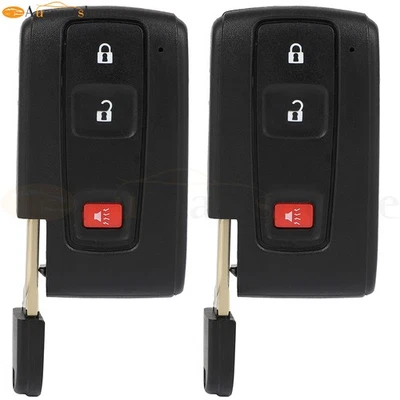 2x Remote Entry Car Key Fob 3 Buttons For Toyota Prius 2004-2009 1.5L L4 - Image 1 of 4