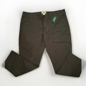 Herren L.L. Bean Canvas Hose-Hose-42”X30”-khaki-NEU MIT ETIKETT-Weihnachten - Bild 1 von 10