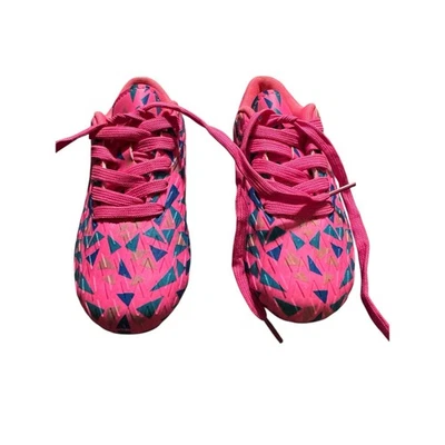 Zapatos de fútbol Dream Pairs para niñas talla 12,5 rosa/azul EE. UU. Foto 1 de 4