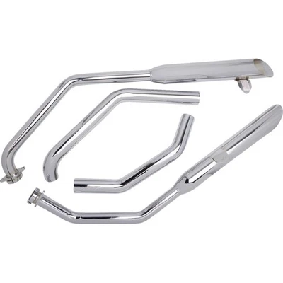 Cobra Classic Slash-Cut Chrome Exhaust System (3167SC) - Image 1 of 3