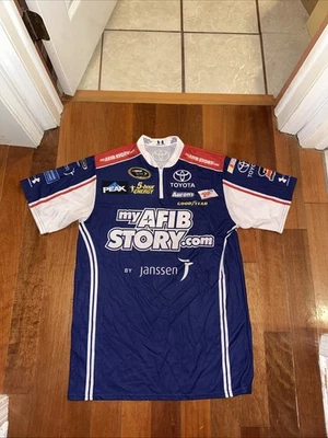 NASCAR My Again Story Pit Crew Shirt Men Large Under Armor  - Image 1 of 4