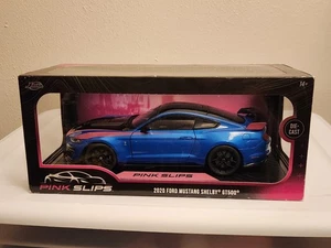 Neu 1/18 2020 Ford Mustang Shelby GT500 Jada Pink Slips Jada Toys Auto blau - Bild 1 von 5