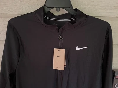 Nuevo con etiquetas Camiseta de tenis Nike Court Dri-FIT Advantage 1/2 cremallera negra para hombre talla XL CV2866-010 Foto 1 de 4
