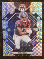 2023 Panini Mosaic Silver Reactive TANK DELL Prizm #352 Texans 🔥