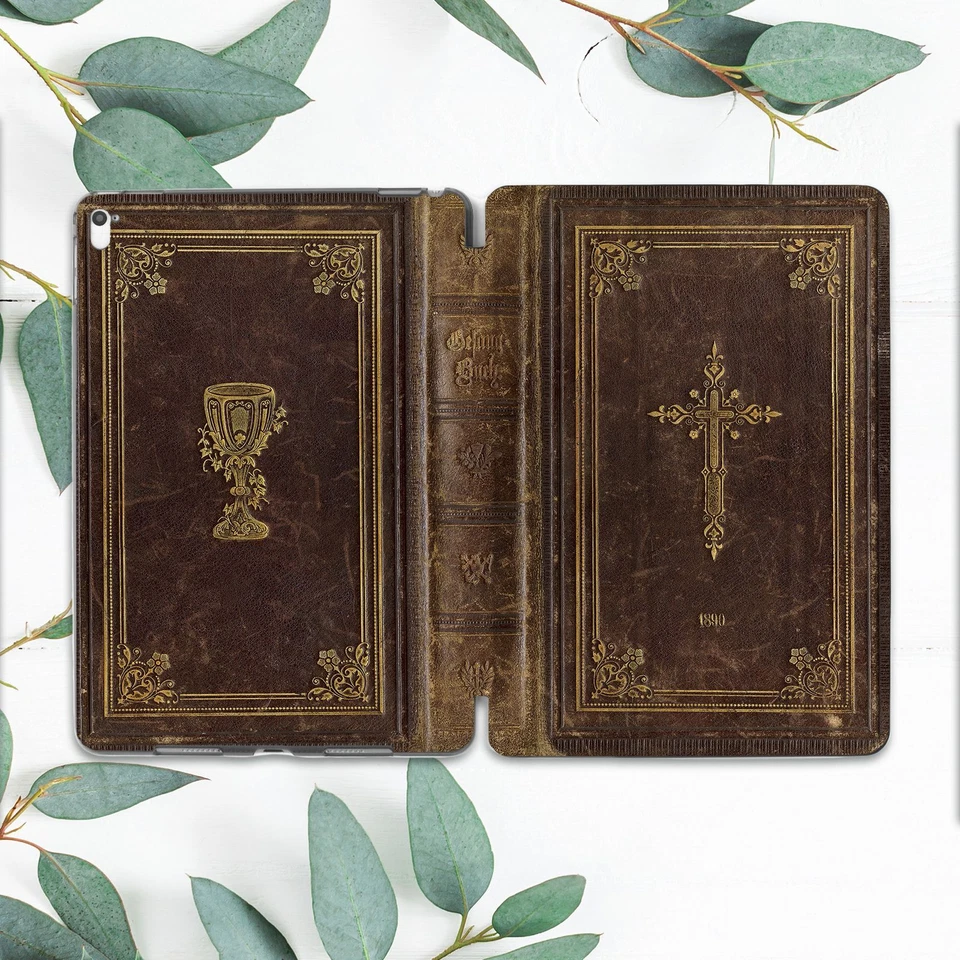 Vintage Ancient Book Old Retro Case For iPad 10.2 Pro 12.9 11 9.7 Air 3 4 5 Mini - Image 1 of 4