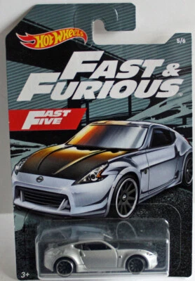 Hot Wheels Fast & Furious Nissan 370Z en Plata Wallmart EE. UU. Solo emisión Foto 1 de 2