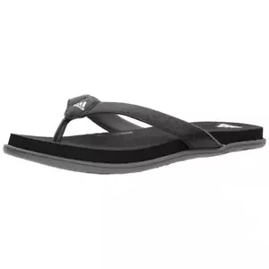 Adidas Cloudfoam One Black Flip Flops - Picture 1 of 10
